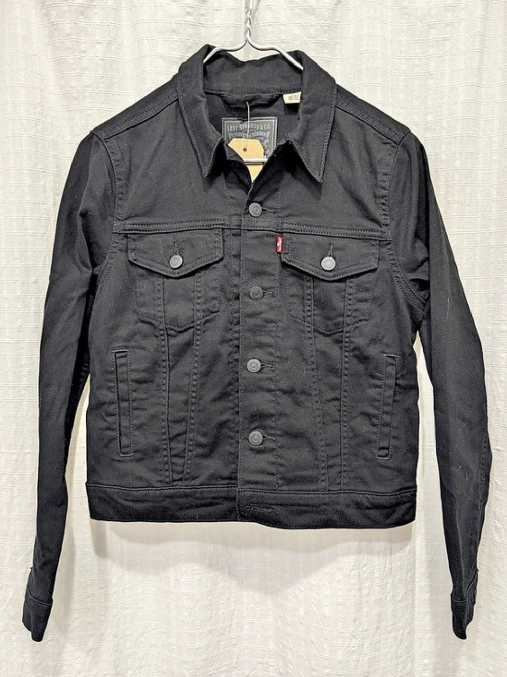 Levi's Ex-Boyfriend Trucker Jacket Black Denim Medium
